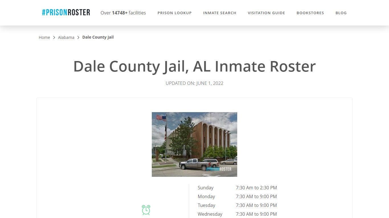 Dale County Jail, AL Inmate Roster