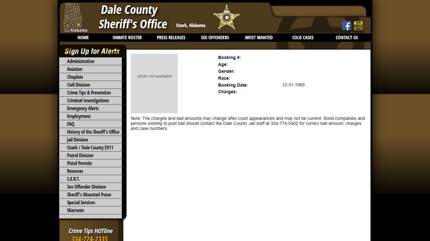 View Roster - Dale County Sheriff's Office